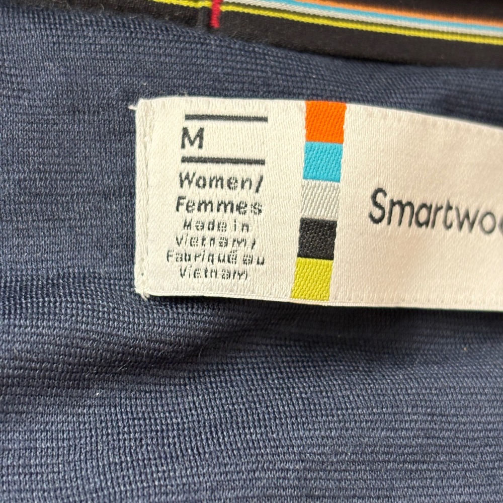 Smartwool Women Vest Medium Red Merino Wool Smarloft Hooded Quilted Full Zip - Picture 9 of 16